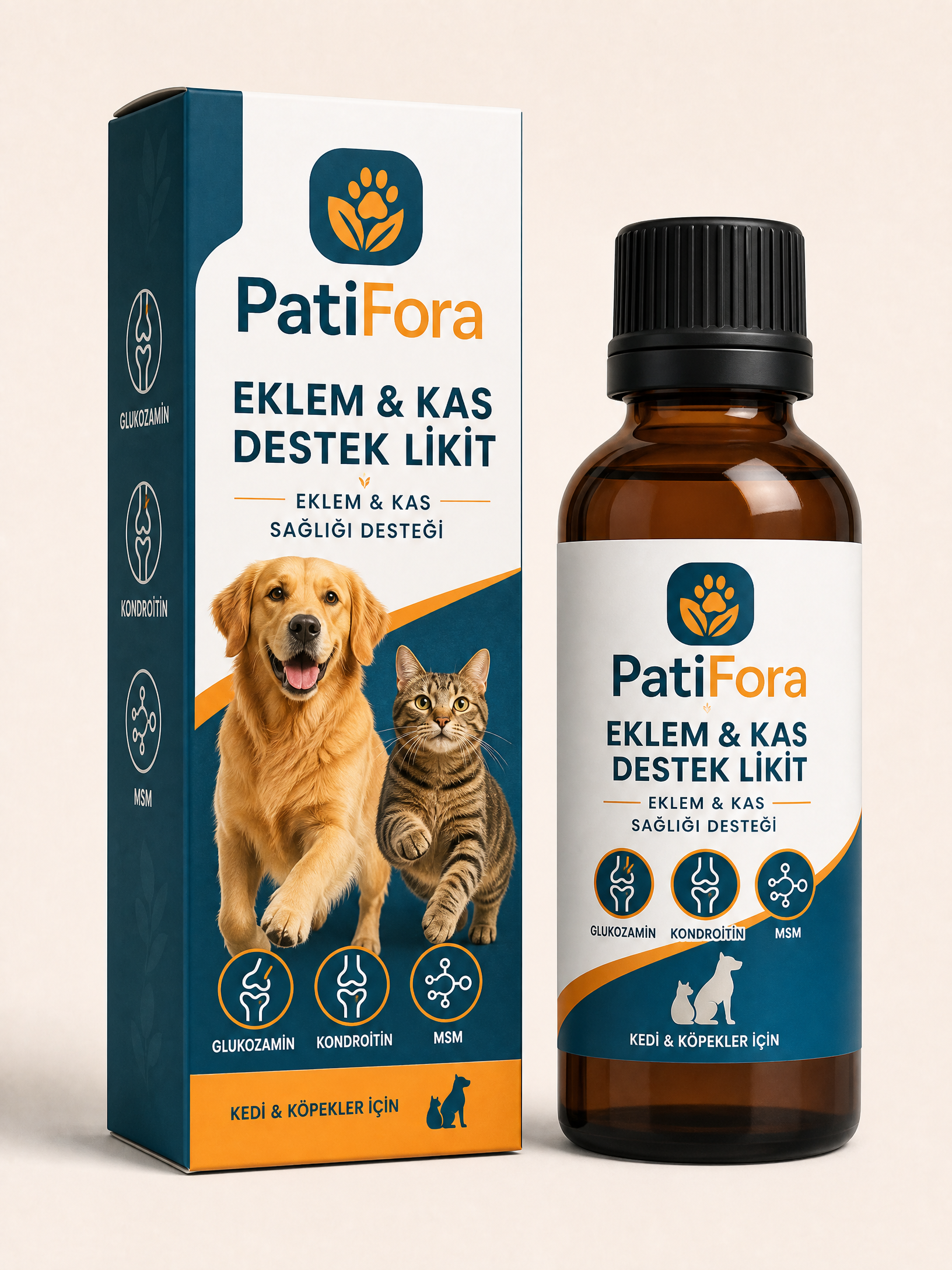 PatiFora Glucosamine Joint Support premium 3D packaging