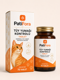 PatiFora Anti-Hairball Digestive Support premium 3D packaging