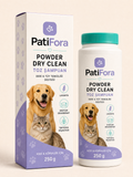 PatiFora Powder Shampoo for Pets - 250 g premium 3D packaging