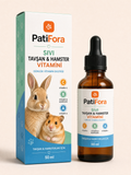 PatiFora Rabbit & Hamster Liquid Vitamin Supplement - 50 ml premium 3D packaging