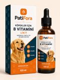 PatiFora B-Complex Vitamin Support for Köpek premium 3D packaging