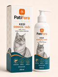 PatiFora Salmon Oil for Kedi & Kuş/balık/sürüngen premium 3D packaging