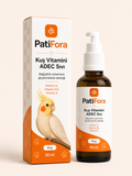 PatiFora Vitamin ADEC Supplement for Birds - 50 ml premium 3D packaging
