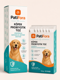 PatiFora Dog Probiotic - Digestive & Immune Support Supplement (30 x 1.5g) premium 3D packaging