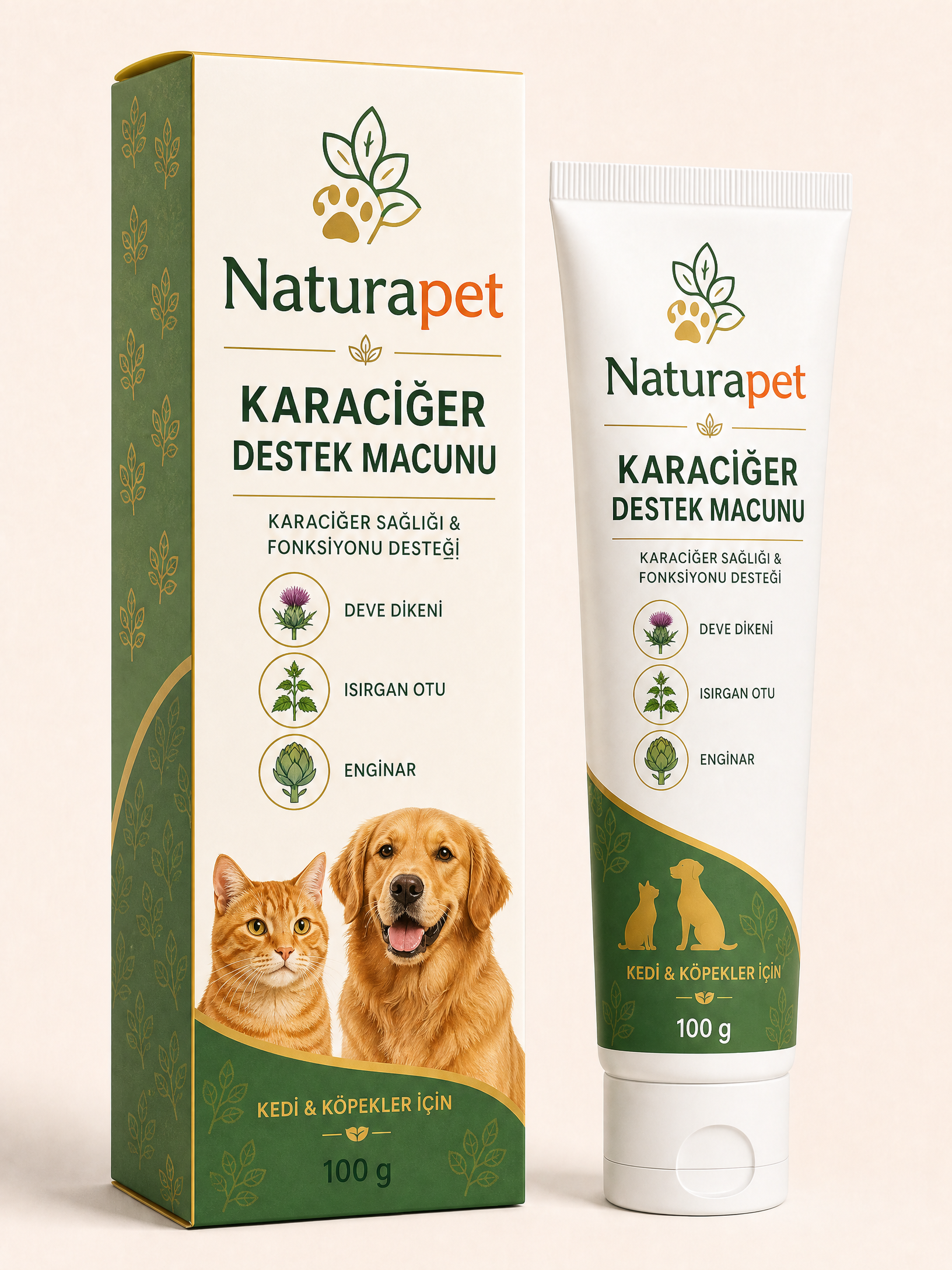 PatiFora Karaciğer Destekleyici premium 3D packaging