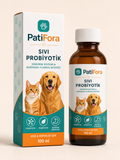 PatiFora Probiotic Support for Kedi & Köpek premium 3D packaging