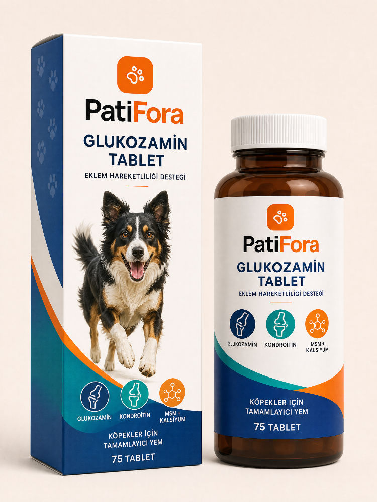 Köpekler İçin Glukozamin, Kondroitin ve MSM Tablet 75 Tablet