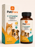 Kedi ve Köpekler İçin C Vitamini Tablet 75 Tablet