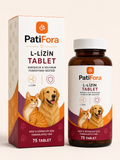 Kedi ve Köpekler İçin L-Lizin Tablet 75 Tablet