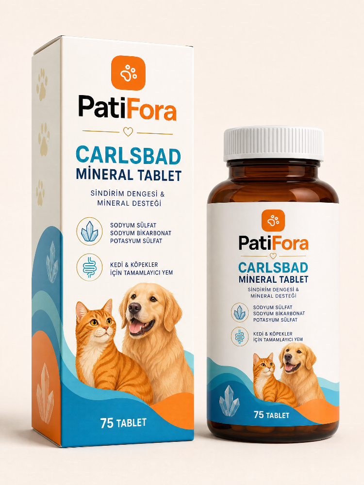 Kedi ve Köpekler İçin Carlsbad Tuzu Tablet 75 Tablet