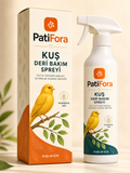 PatiFora Bird Shower Spray for Healthy Plumage - 150 ml premium 3D packaging