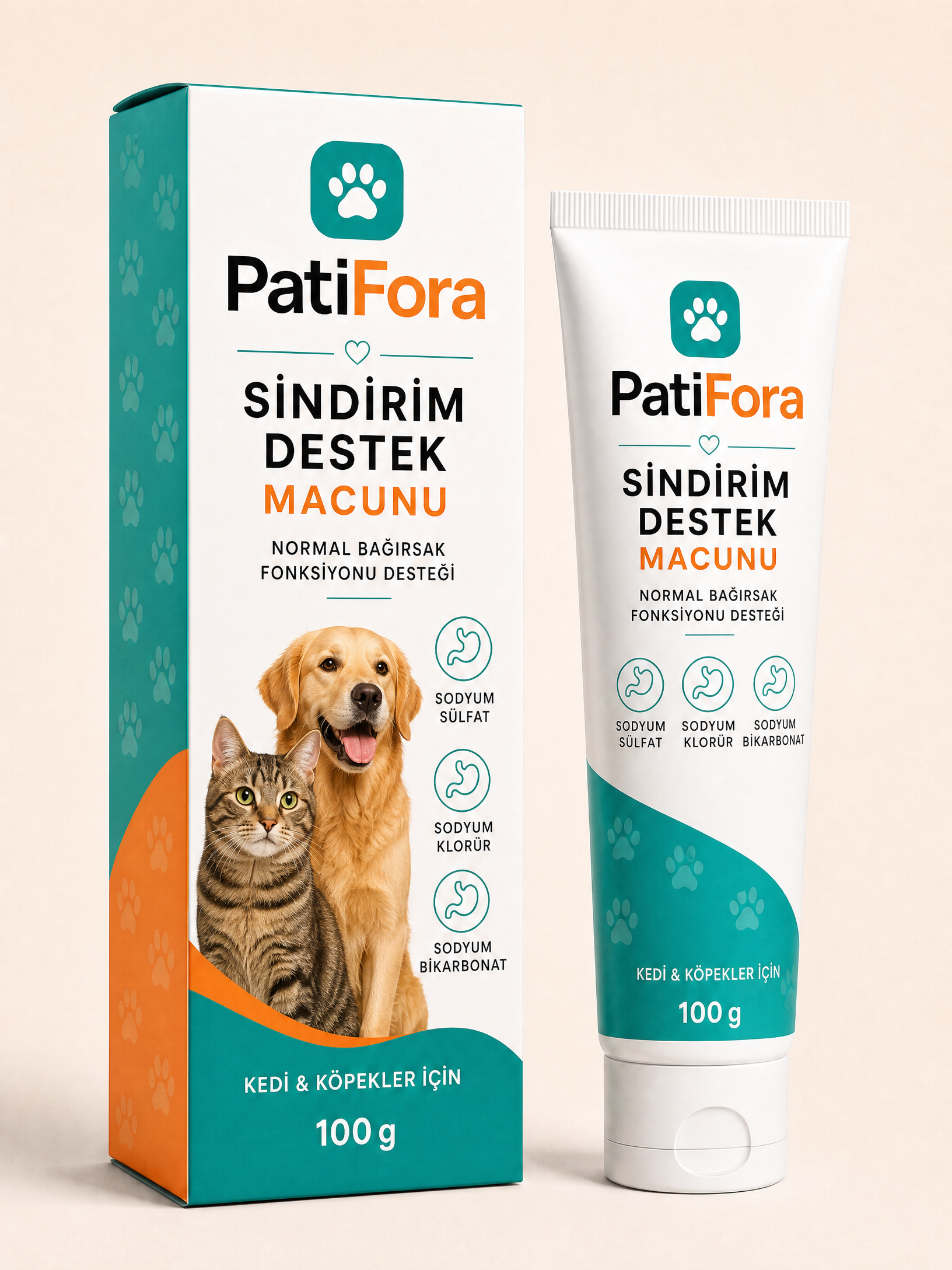 PatiFora Kabizlik Giderme Destekleyici premium 3D packaging