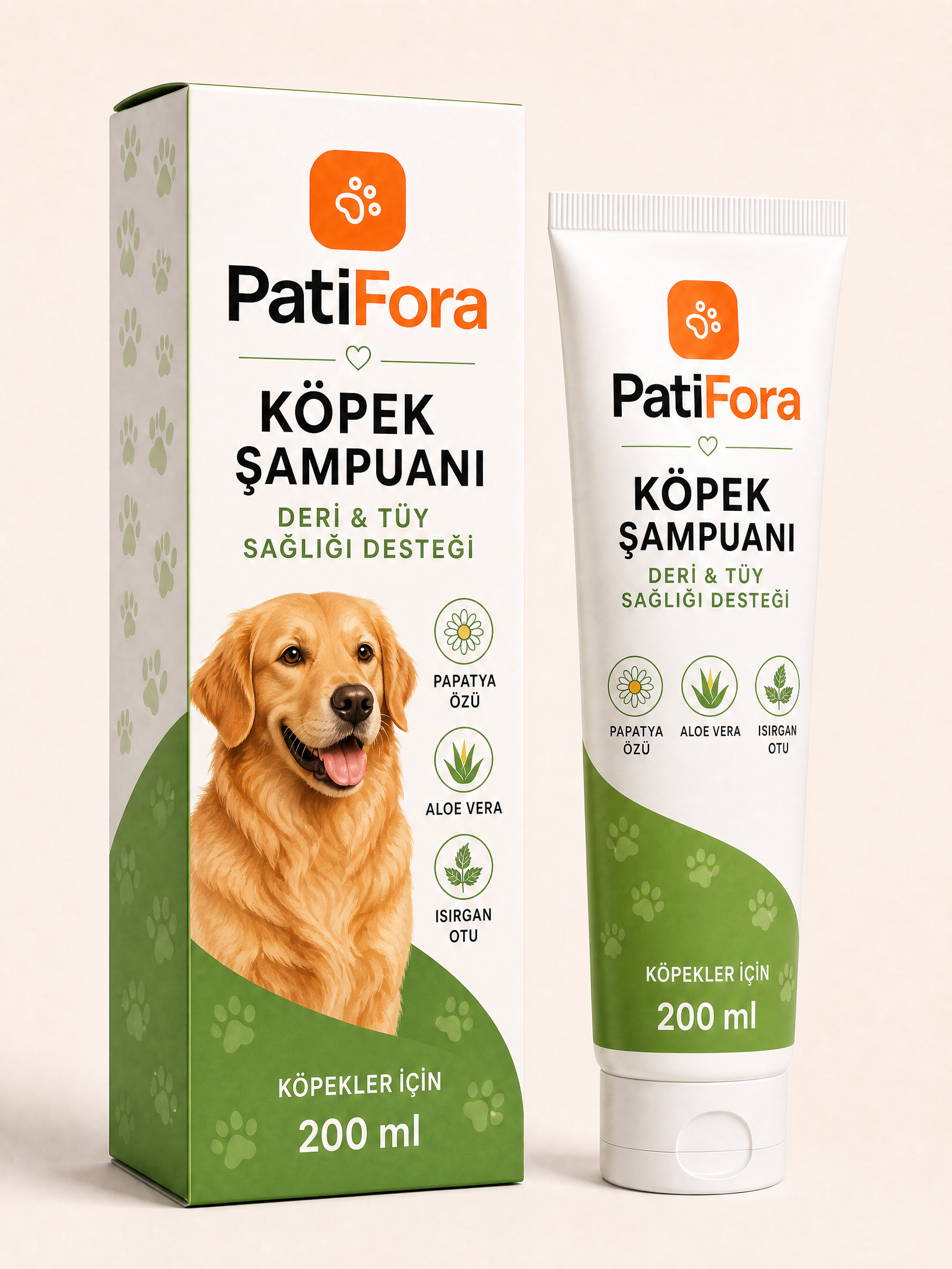 PatiFora General Shampoo for Dogs - 200 ml premium 3D packaging