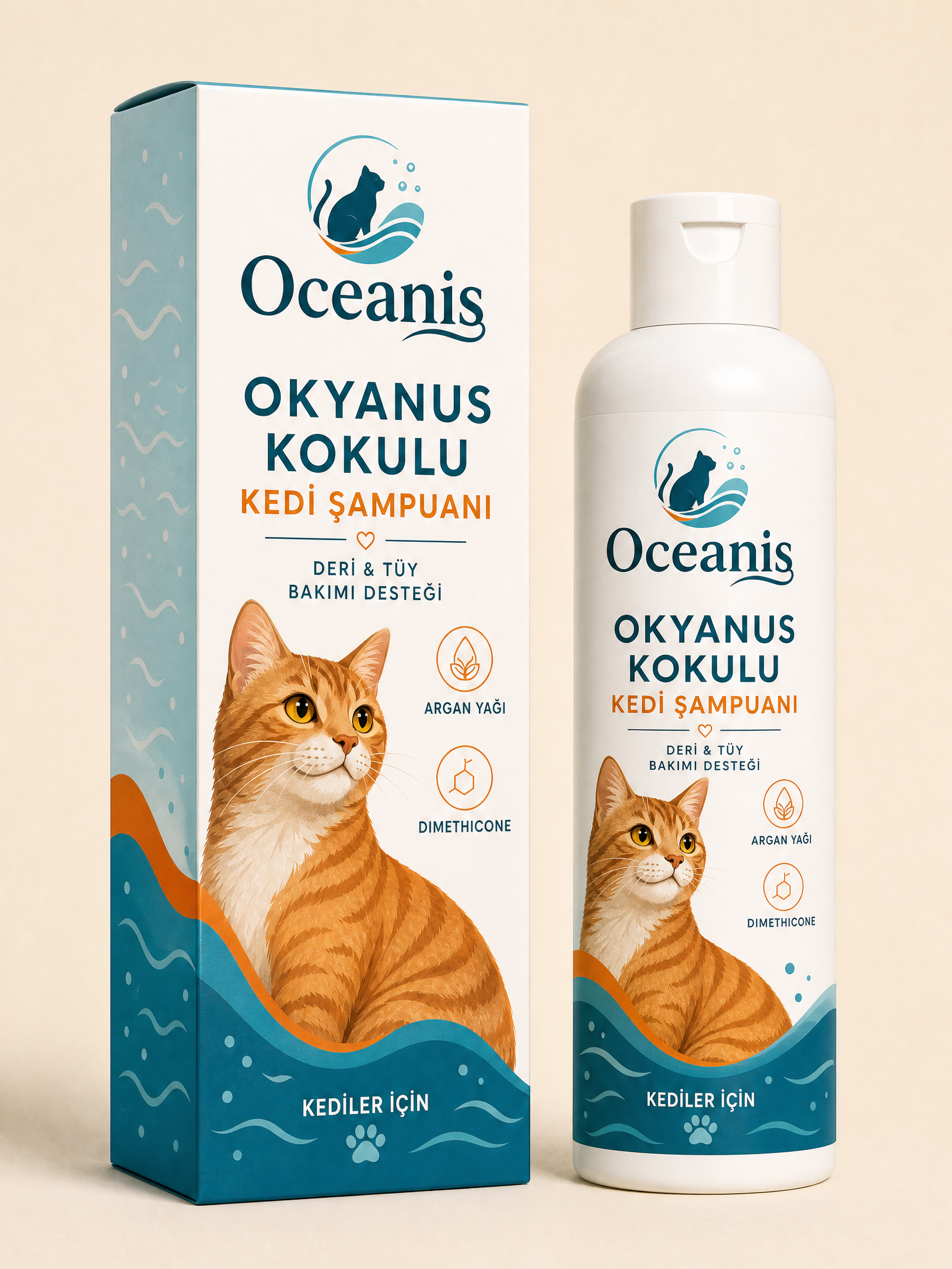 PatiFora Ocean Scented Shampoo for Pets - 200 ml premium 3D packaging