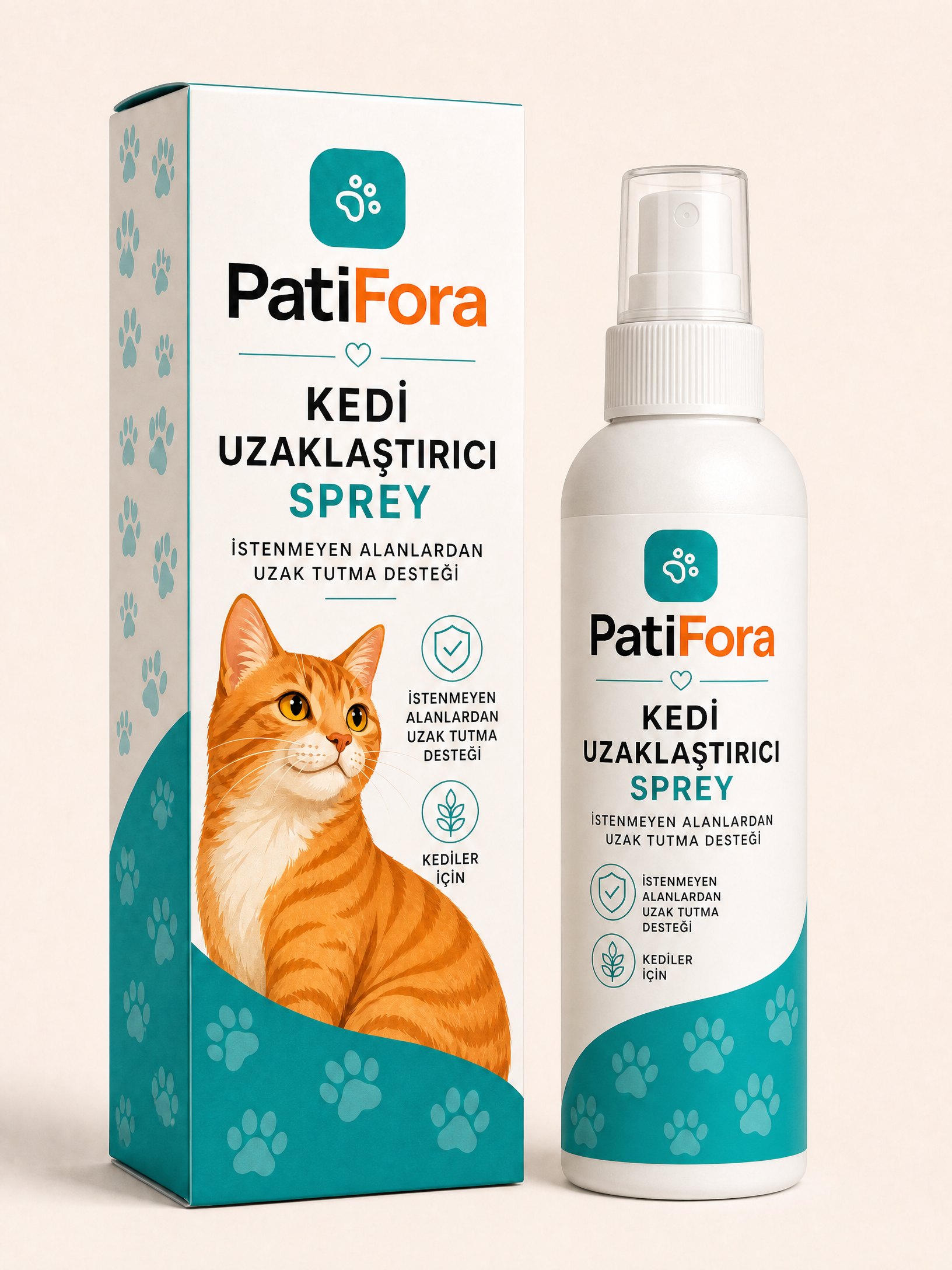 PatiFora Pet Refreshing Spray - 150 ml premium 3D packaging
